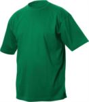 T-shirt, ribbed collar with elastane, color melange grey X-F61082.VERDEPRATO