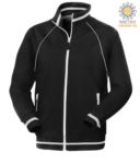 working sweatshirt in cotton and polyester black color with anti water treatment JR989294.NE