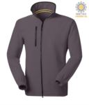 Long zip fleece with chest pocket and two pockets. Double slider zipper. Colour: White  PANORWAY.STC