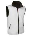 soft shell vest with long zip in polyamide and elastane and microfleece lining. Colour:red VATUNDRA.BI