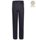 Stretch work trousers classic fit, multiseason, color navy blue PACLASSICS.BLU