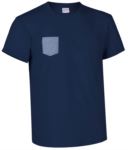 T-Shirt with small pocket AJ991080.BL