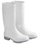 Food grade rubber boots, tank sole, non slip, anti phase, with excellent resistance to petrol and solvents, colour white
 ROTTI070