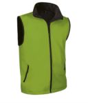 soft shell vest with long zip in polyamide and elastane and microfleece lining. Colour: fuxia VATUNDRA.VE