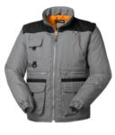 Multipocket padded jacket ROHH217.GR