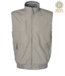 summer work vest multi pockets blue color 100% cotton JR991382.GR