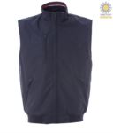 summer work vest multi pockets red color 100% cotton JR991380.BL