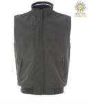 summer work vest multi pockets green color 100% cotton JR991386.VE