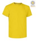Man short sleeved crew neck cotton T-shirt, color acquamarine PASUNSET.GI