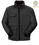 Multi pocket ripstop jacket with detachable sleeves, with hood. Colour Grey PAESCAPE.NE