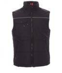 blue fleece padded collar multi pocket work vest PAAIRSPACE2.0.NE