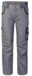 Multi pocket work trousers with contrasting coloured details, colour grey ROA00805.GR