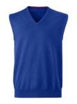 Men vest with V-neck, sleeveless, knitted fabric 100% cotton. Contact us for a free quote.  X-JN657.BR