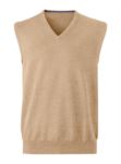 Men vest with V-neck, sleeveless, knitted fabric 100% cotton. Contact us for a free quote.  X-JN657.CA