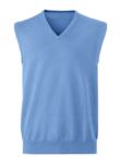 Men vest with V-neck, sleeveless, knitted fabric 100% cotton. Contact us for a free quote.  X-JN657.GL