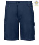 Ripstop tear proof shorts in fabric, multi-card. Colour: Grey GLARPBER.BL