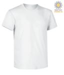 Short sleeve work t-shirt, regular fit, crew neck, OEKO-TEX certified. Colour  burgundy X-CTU01T.001