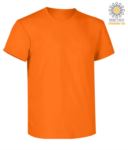 Short sleeve work t-shirt, regular fit, crew neck, OEKO-TEX certified. Colour  burgundy X-CTU01T.235