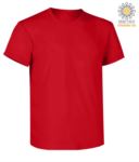 Short sleeve work t-shirt, regular fit, crew neck, OEKO-TEX certified. Colour  burgundy X-CTU01T.004