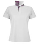 Short Sleeved Polo Shirt for woman X-AQ024.BI
