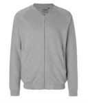 Unisex full zip sweatshirt NWO73501.GRC