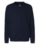 Unisex full zip sweatshirt NWO73501.BLU