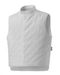 Isothermal vest, padding in cotton wool, quilted inside, Korean collar, long zip closure, color white 
 SI12GT0006.BI